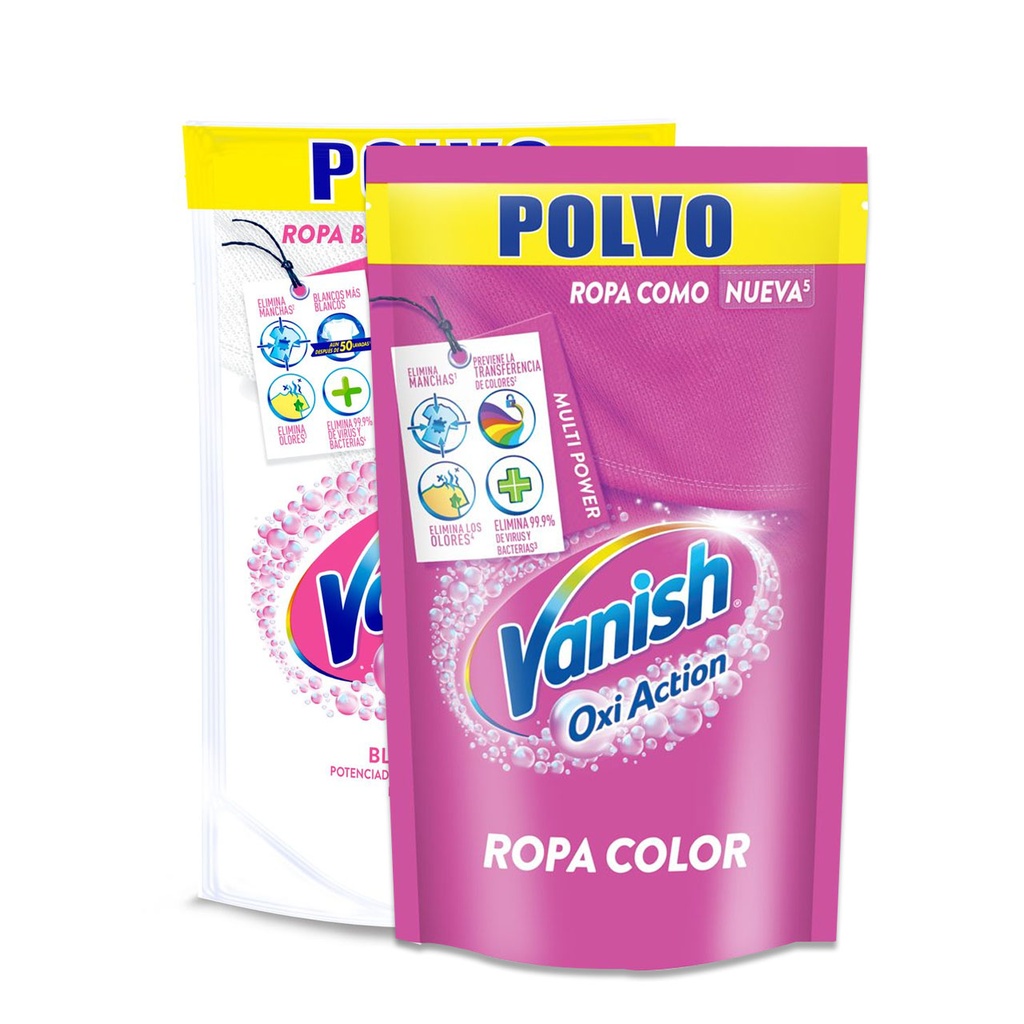 Vanish Sachet Pack Ropa blanca y color