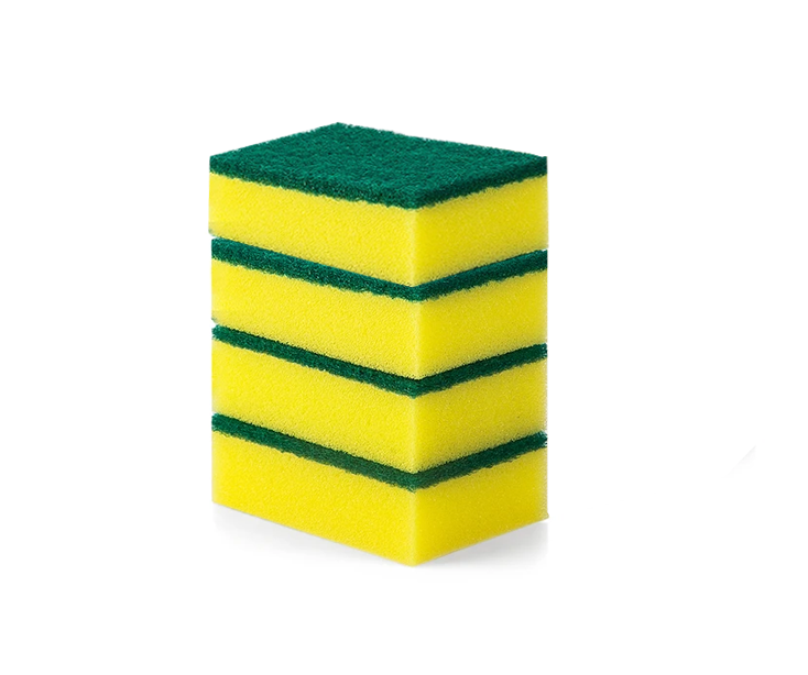 Pack 4 Esponja Económica Amarilla