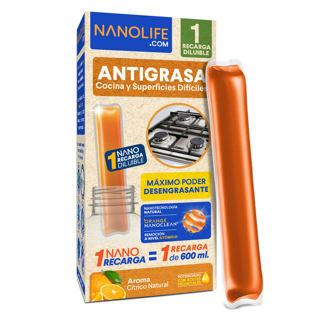 [1304] Recarga Antigrasa Cítrico Nanolife 