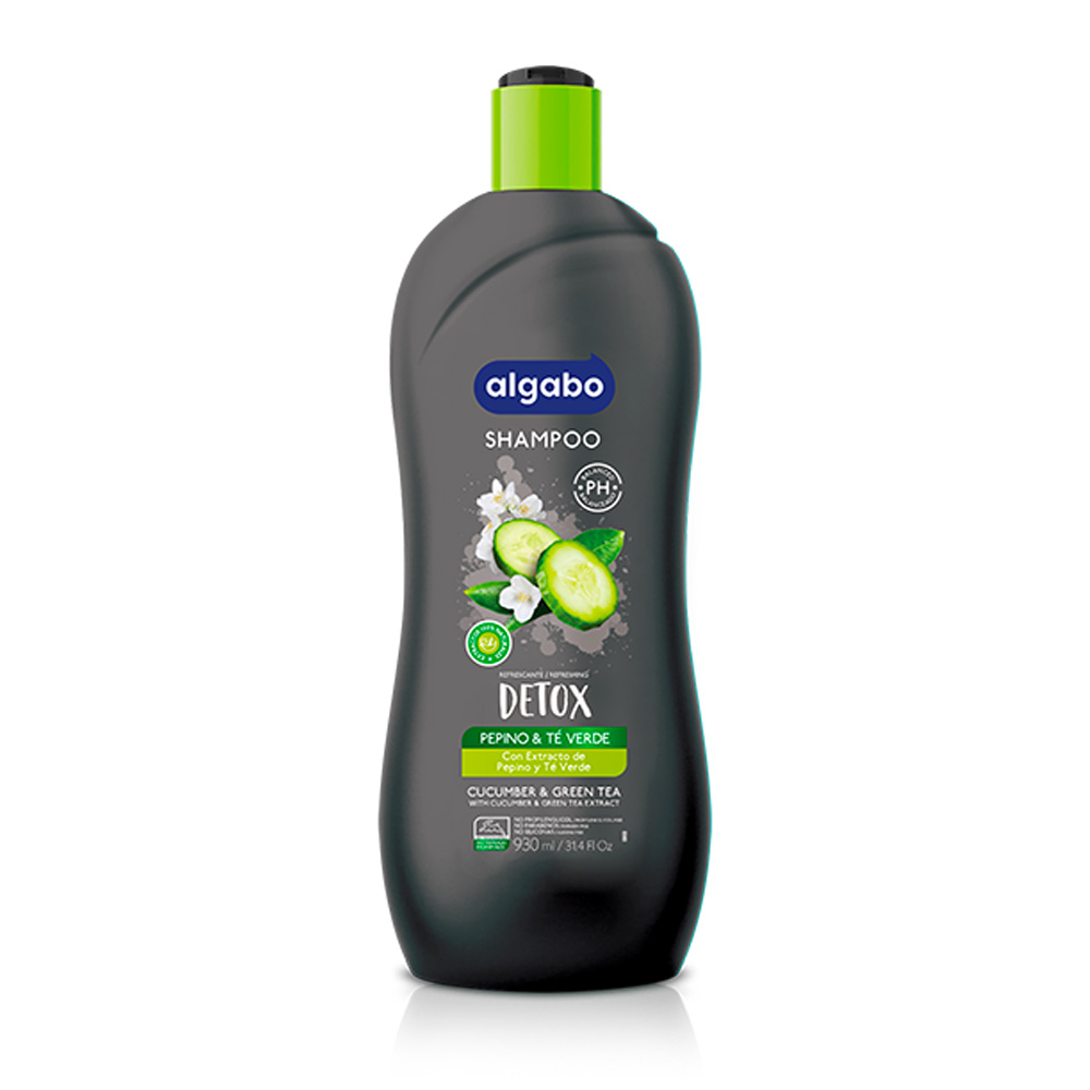 [60443920] Shampoo Detox Pepino y TÉ verde Algabo 930ml