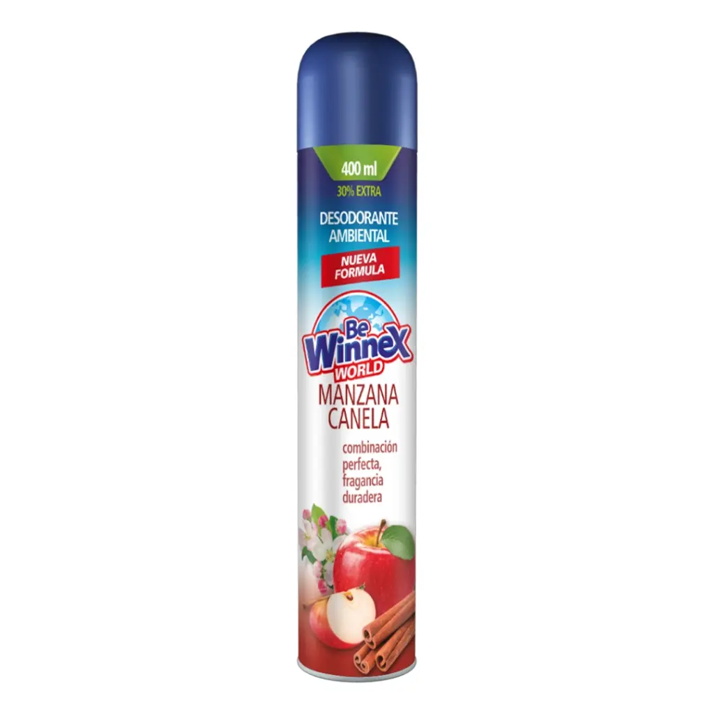 Desodorante Ambiental Manzana Canela Winnex 400ml