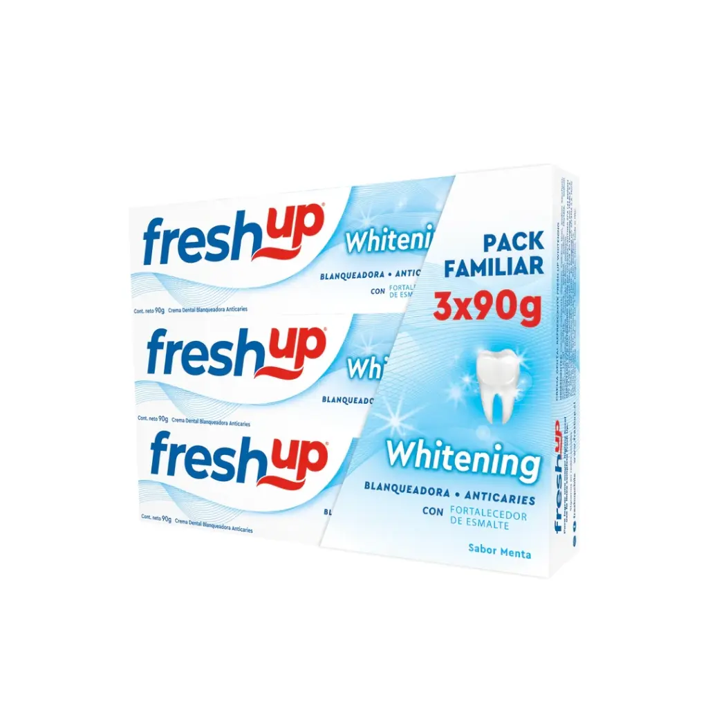 Pack Familiar Fresh Up Whitening 3x90gr
