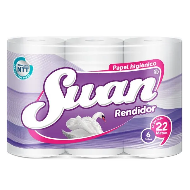Papel Swan 6 rollos 22m