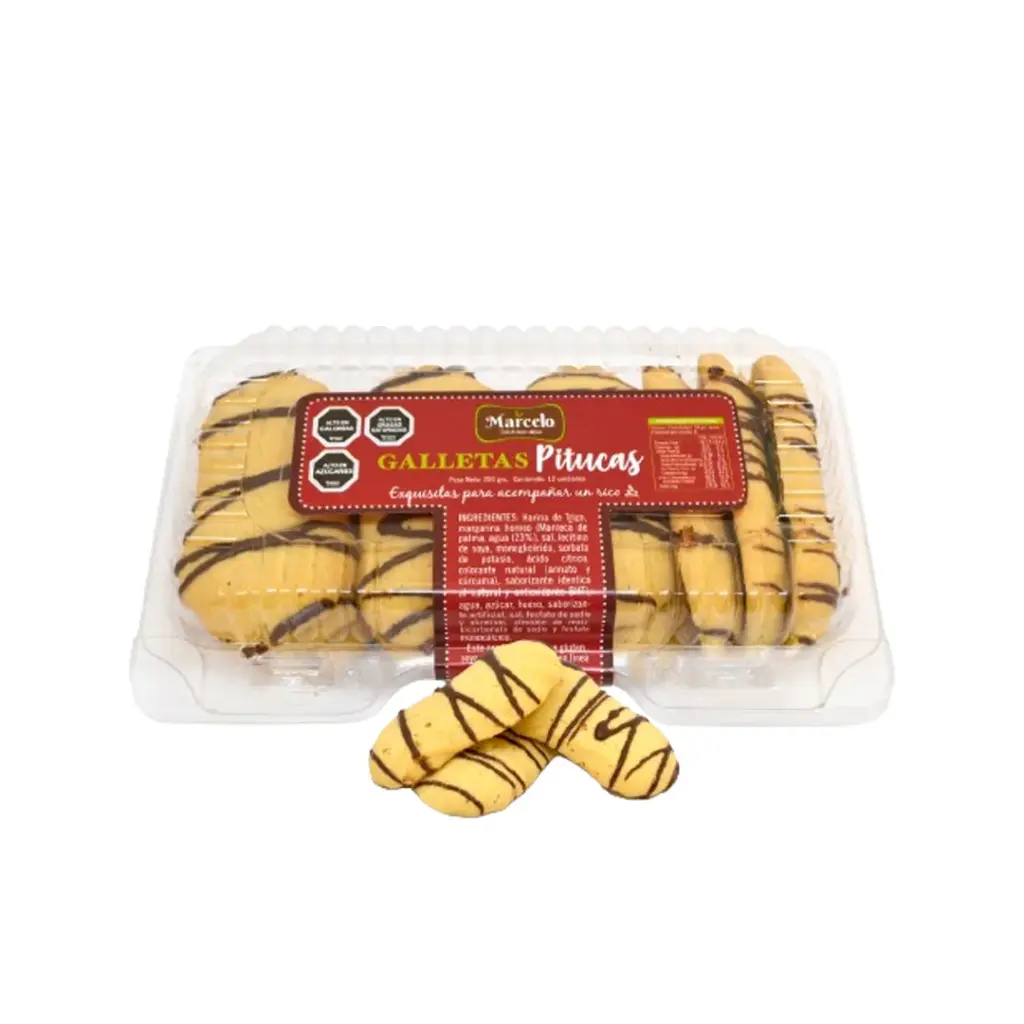 Galletas Pitucas 12un Marcelo 200g
