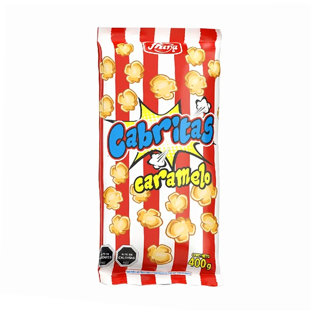 Pop Corn Cabritas Caramelo 400g Fruna