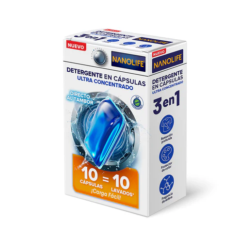 Detergente Capsula 10un Nanolife
